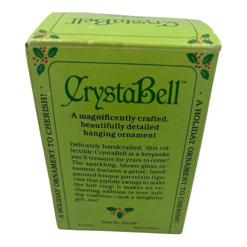 Vintage Crystal Bell Little Drummer,‎ Boy